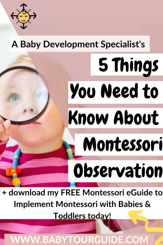 Tour d'Observation Montessori Evo